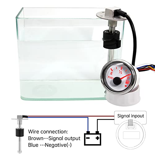 Artilaura Marine Fuel Sending Unit Boat Fuel Tank Sender, 240-33Ohms 9" (225Mm) Stainless Steel Gas Sensor Water Fuel Gauge Sender For Boat Car Truck Vehicle #TOP5