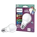 PHILIPS LED Frosted Non-Dimmable A19 Light Bulb - EyeComfort Flicker Free - 8.8W = 60W - 800 Lumen - Soft White (2700K) - E26 Base - Indoor - Title 20