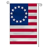 Dimensions : 30,5 x 45,5 cm Drapeau de jardin de la période moderne - Drapeau double face - Pour l\'extérieur - Âge de la découverte (USA)