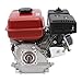 FireLeaves 7.5 HP Gas Engine Horizontal Shaft, 212cc 4 Stroke OHV Industrial Grade Replacement 3600rpm Gas Motor, Red