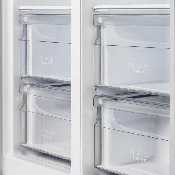 Forno Salerno 33" With Trim Kit For Built-In Stainless Steel Refrigerator 15.6 Cu. Ft - With Modern Decorative Grill - 37" Wide on Fridge.com - View 5