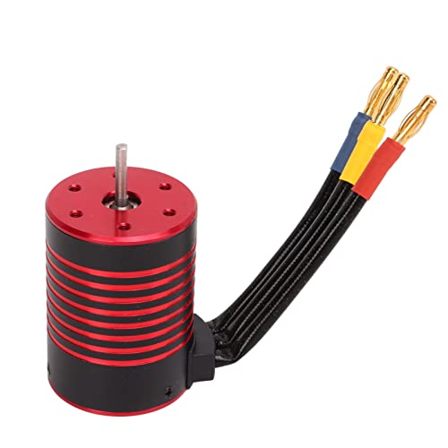 Torsione elevata: il motore brushless adotta un design del motore ad alta torsione a 4 poli e 12 slot, consentendo una rotazione ad alta velocità e fornendo una coppia elevata per soddisfare le esigenze di vari scenari di corse automobilistiche RC.