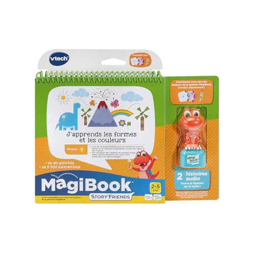Livre interactif Vtech MagiBook Story'Friends J'apprends les formes et les couleurs avec Figurine - vue 6