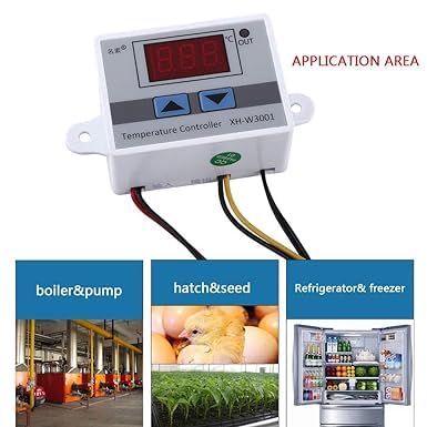 Real Instruments XH W3001 Digital LED Display Temperature Controller 220V 1500W 10A LED Temperature Controller With Thermostat Control Switch NTC Sensor Probe For Egg Incubator - Image 4 thumbnail