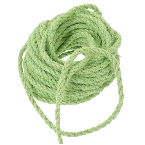 Levemolo 猫のアクセサリー 猫のおもちゃ 天井の猫の木 猫ひっかき棒用ロープ 猫ロープ爪とぎ 猫のスクラッチパッド クライミングキャットスクラッチャー かわいい猫の木 麻縄 Green