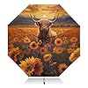 Umbrellas for Rain Sun Outdoor Automatic Folding Umbrella Windproof Strong Large Anti UV Compact Umbrella Black Outside Butterfly Color Travel Umbrellas for Women Men