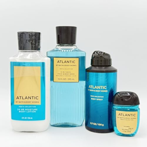 Bath & Body Works Atlantic Men's 4-Piece Gift Set