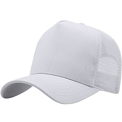 XXL 62-65cm Trucker Mesh Hat 5-Panel Baseball Cap Plain Oversize Hat Big Head
