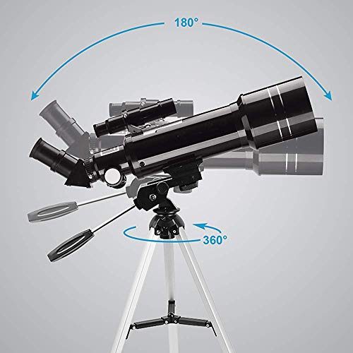 Telescopio Refractor Astronómico 70mm 400mm con Trípode y Soporte para Smartphone miniatura 3
