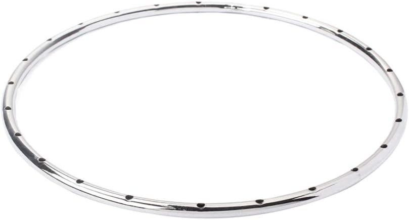 Banjo Tension Hoop For Banjo Guitar Accessories Parts Chrome Plated HA203 (Silver)