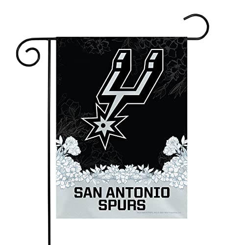 Rico Industries NBA San Antonio Spurs Primary 13 x 18 Double Sided Garden Flag