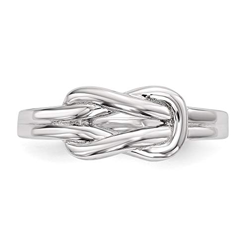 Themed Ring Band 925 White Sterling Silver Women's Flat4
