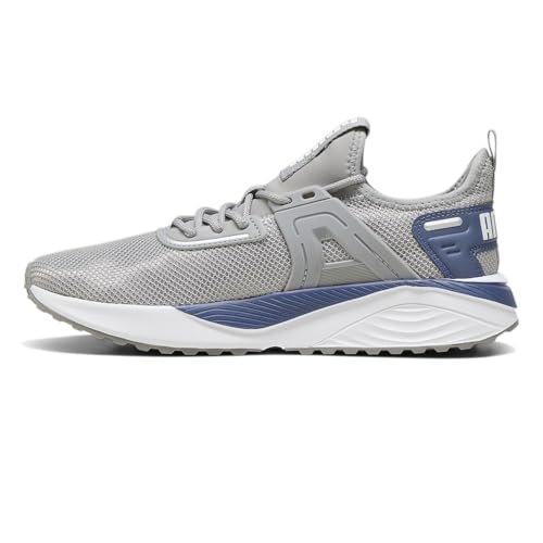 PUMA Mens Pacer 23 Tech Overload Lace Up Running Sneakers Shoes - Grey3