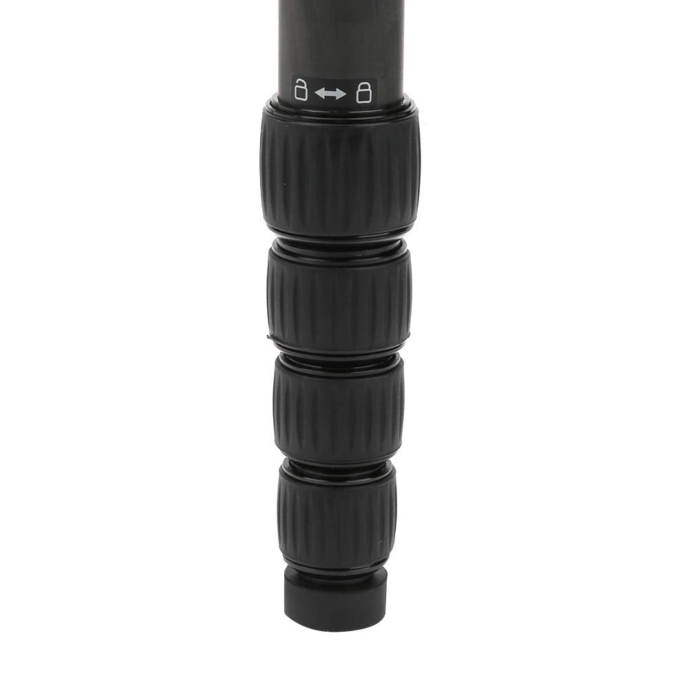 AMONIDA Trépied Réglable Monopode Portable en Fiber de Carbone pour Appareils Photo Numériques et Aventures en Plein Air Hauteur de Stockage 45 Cm