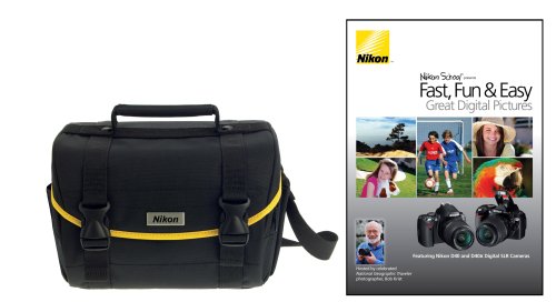 Nikon DSLR Accessory Bag & DVD Starter Kit for Nikon D40, D40x & D60 Digital SLR Cameras