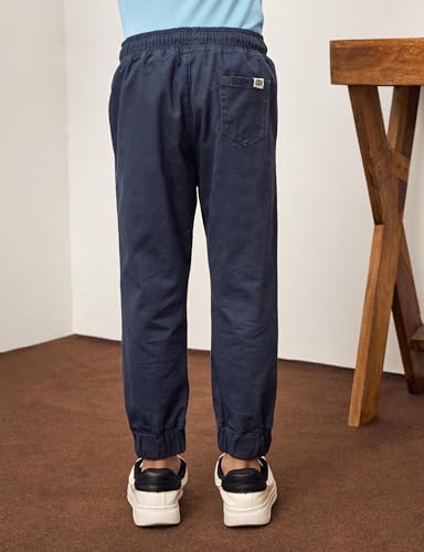 Image of Amazon Brand - Symbol Boy's Cotton Strechable Jogger | Elasticated Waistband and Cuff | Age 2-14 Years