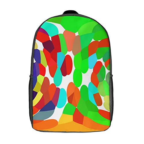Sac à dos d'école 17 pouces grand volume et imprimé 3D ultra résistant