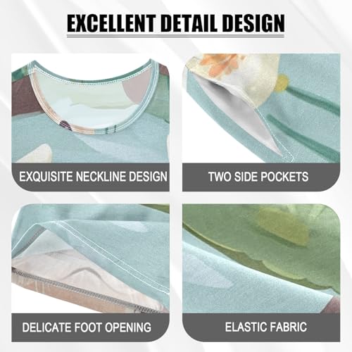 Summer Pajama Set Kids, Short Sleeve Sleepwear Nightwear4