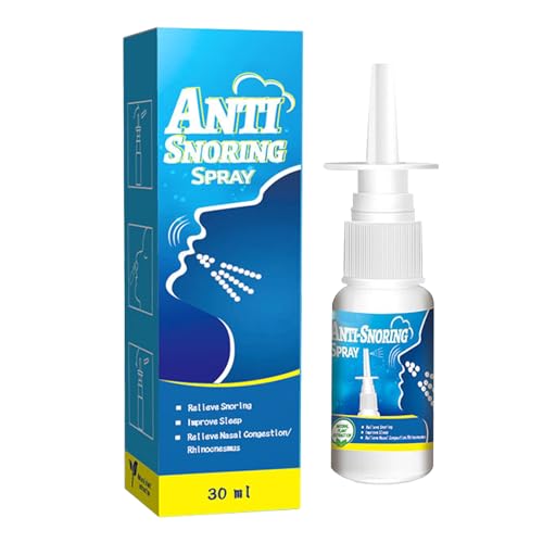 Solución Natural Anti-Ronquidos,Antirronquidos Spray Ronquidos Soluciones,Spray Antironquidos Mejora el Sueño,Evite los Ronquidos Desagradables y Disfrute de un Sueño