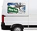 Produktbild Autoaufkleber New York Flugzeug Airport Schild Flug Car Wohnmobil Auto tuning Digital Druck Fenster Sticker LKW Bild Aufkleber 21B988, Größe 3D sticker:ca. 45cmx27cm