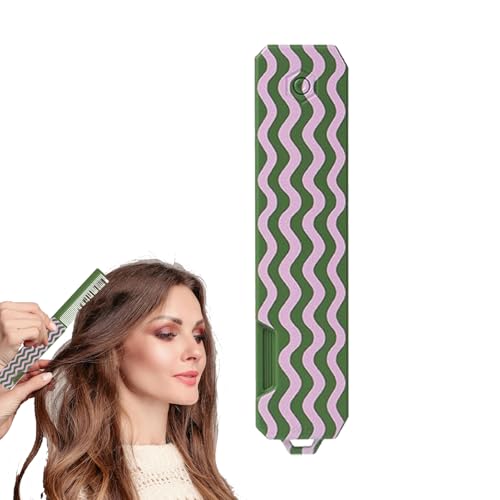 Pettine pieghevole – Pettine tascabile con denti fini | Raddrizzatore per capelli a denti fini per la cura quotidiana dei capelli | e barba con copertura per uomo