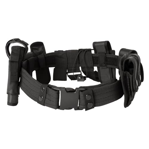 Police Belt 10 in 1 Duty Belt for Tactical Security, Military Modular Equipment System Mold
