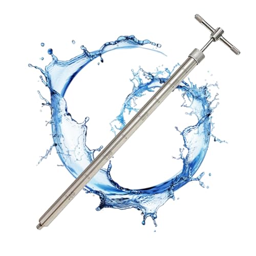 Sonde d'échantillonnage de Liquide en Acier Inoxydable avec échelle de Mesure pour Un échantillonnage précis des liquides en Laboratoire et en Recherche Scientifique