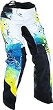 Fly Racing Unisex-Adult Kinetic Women's Over Boots Pants (Teal/Yellow, Size 22)