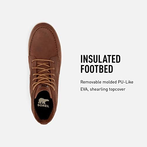 Sorel Men's Kezar Moc Boot — Burro — Waterproof Leather Rain Boot — Size 8 Review | Image 4