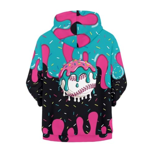 Image of Biyejit Kids Novelty 3D Graphic Printed Hooded Sweatshirt