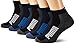 PUMA Lot de 5 Paires de Chaussettes matelassées Bwt, Bleu/Noir, 43-46 Mixte