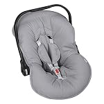 Capa bebe conforto bebe conforto basic c/protetor cinto - chumbo, Batistela Baby, Chumbo