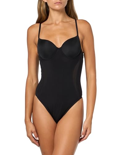 BOSS womens B Mesh Bodysuit, Iconic Black, S
