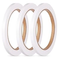 Mynoozi 3 Rollen doppelseitiges Klebeband, doppelseitiges Klebeband für Basteln, DIY, Fotos, Tapeten, Scrapbooking, Nähen, Handarbeit, Dekorationen, Gummistempel, Karten, Scha