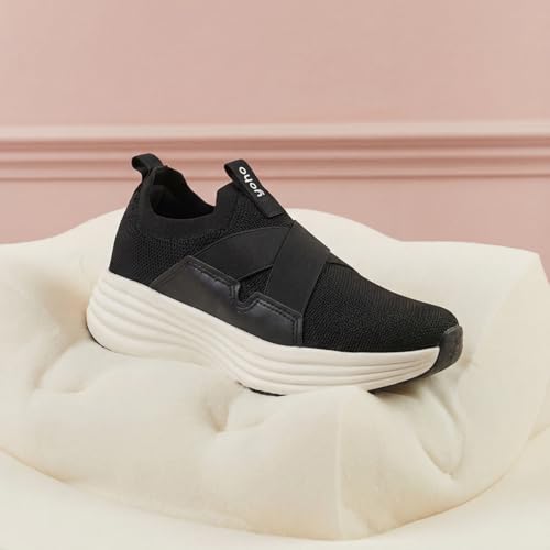 Image of YOHO Women Walking Shoes Rushhour Dynamic | Cushioned, Comfortable, Lightweight & Breathable Knitted Slip-Ons | Every Day Casual Wear Without Lace, Stylish Footwear for Ladies /Girls -900