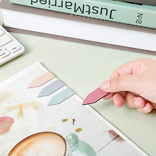 96 Pieces Arrow Shaped Magnetic Bookmark Colorful Magnet Page Markers Magnetic Page Clips For Students Teachers School Home Office Reading Supplies (Soft Color Set) #TOP4