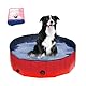 Hundepool fur Kleine Hunde Hundebecken Faltbare Schwimmbecken Hund Planschbecken rutschfest Hundebadewanne Swimmingpool mit Ablassventil 60x20 cm