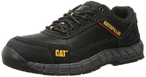 Caterpillar Men's Shift Comp Toe Work Oxford Steel Toe, Black, 9.5 M US