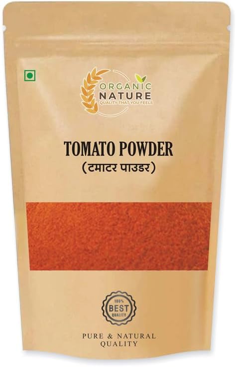 ORGANIC NATURE Dehydrated Ready to use Tomato Powder Pack of 100 Gram