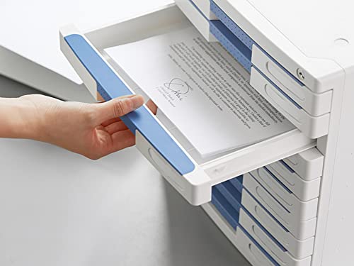 Image of Litem NEW MAX File Cabinet 7 Drawers Color: Blue