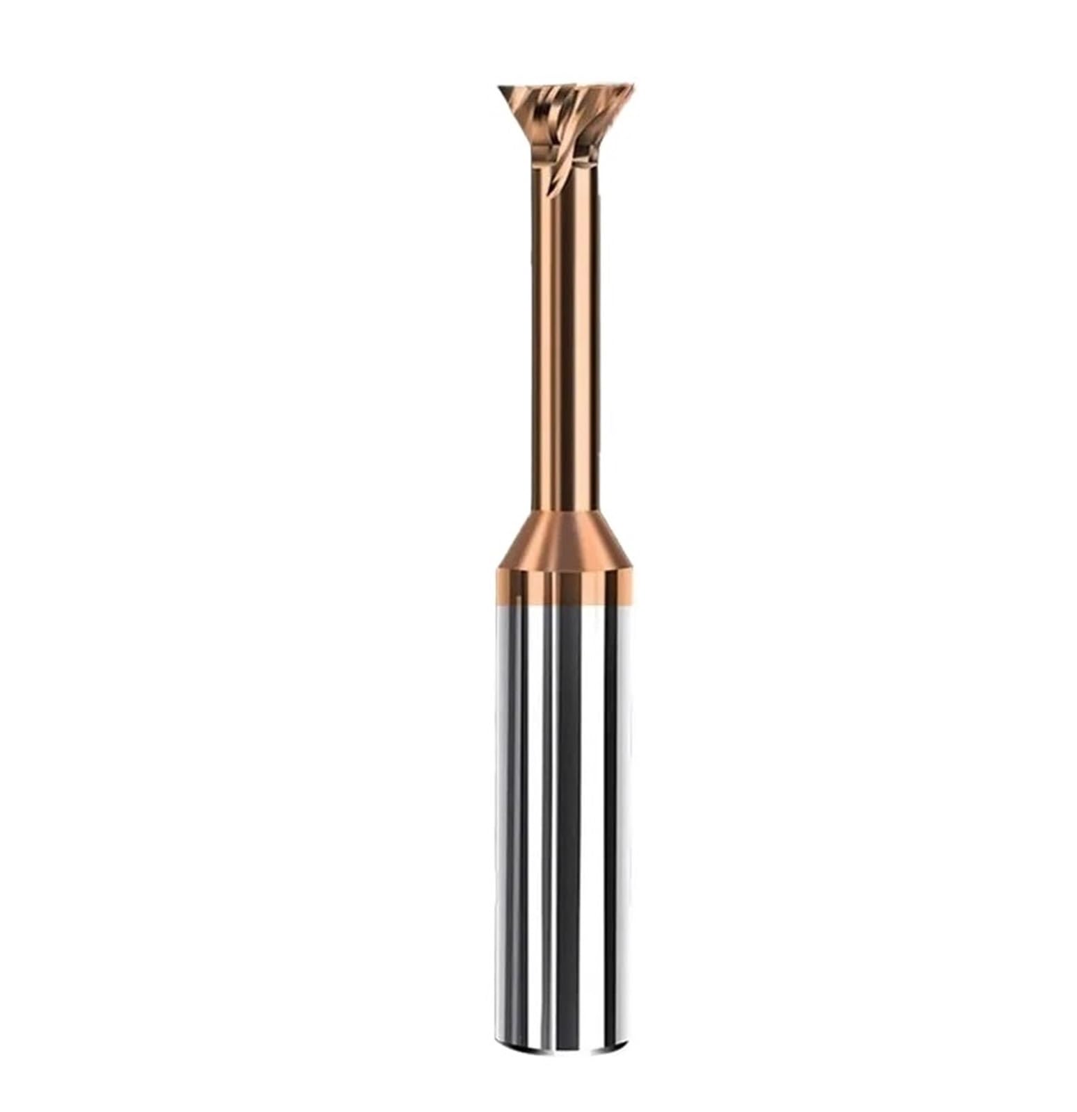 1 Szt. Kształt Jaskółczego Ogona Frez Szczelinowy Długie Narzędzie Do Cięcia Długość Węglika Średnica 4 Ostrza Mm-20 Mm | 16xD16x150L,60Degree-BB2055