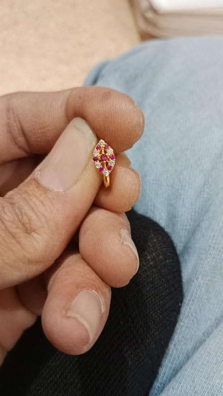 nose pins for women, durable with secure and comfortable fit model nos-1