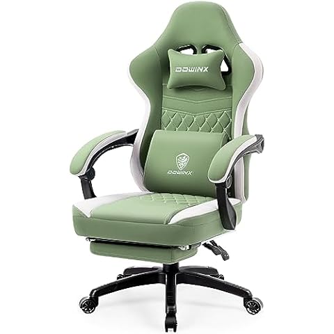 Dowinx Gaming Chair with Footrest Cover