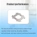 304 Stainless Steel Faucet Aerator Key,Faucet Aerator Removal Tool,for M22, M24 Recessed Aerator with Gear (2 pack）