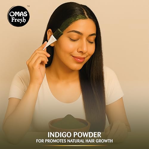 Natural Hair Color Combo Pure Henna & Indigo Powder 200g miniatura 2