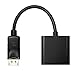 Produktbild HDSupply DA065 Adapter DisplayPort - DVI Pigtail (DisplayPort Stecker auf DVI-D (18+1) Buchse), 0,10m, schwarz