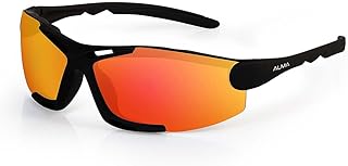 Óculos de Sol Esportivo UV400 Uyuni Laranja Alma Genius