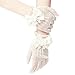 Produktbild SwirlColor Mädchen Short Elegante Satin-Bogen-Fischnetz-Handschuhe Holes Handgelenk-Länge-Handschuhe für Blumen-Mädchen