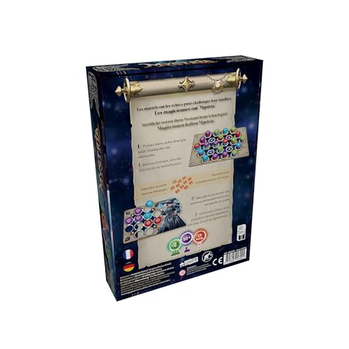 Débâcle Jeux - Mystria - Be the magician - Board Game - English and French, Blue, Purple, and Green, 27cm x 4.5cm - Image 2