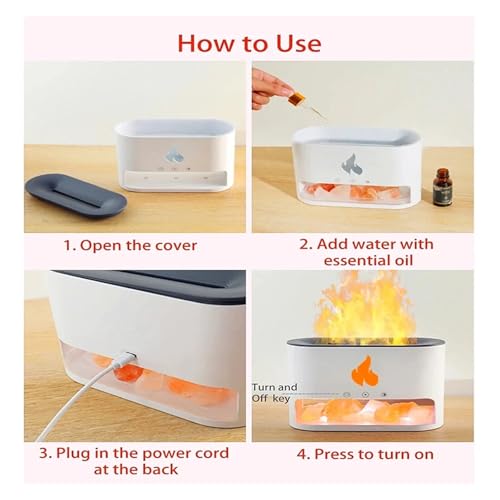 Difusor aromático eléctrico Volcano 250ml con luz y temporizador miniatura 7